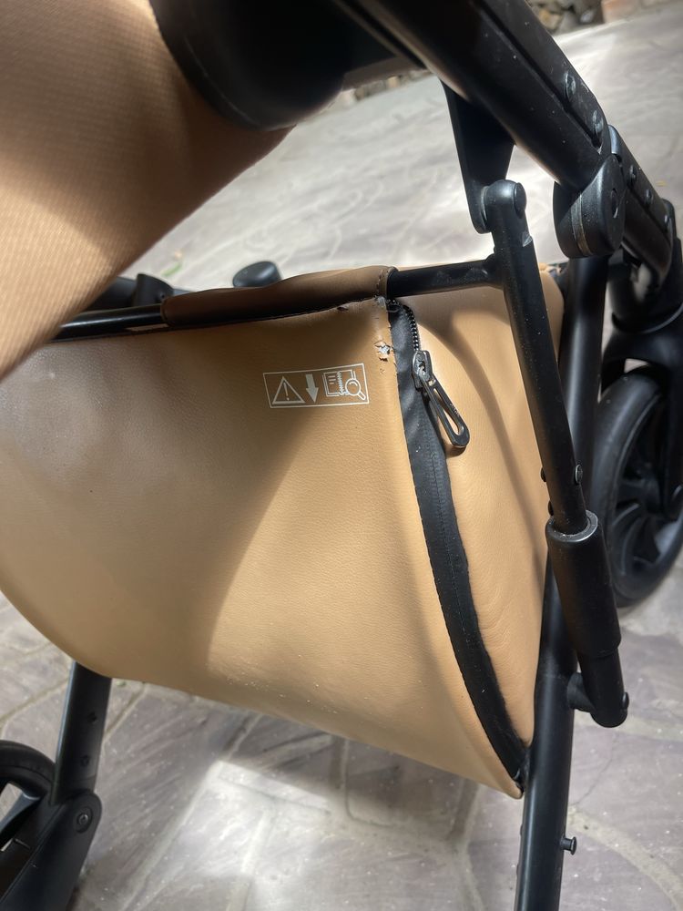 Коляска 2 в 1 anex e-type caramel б/у