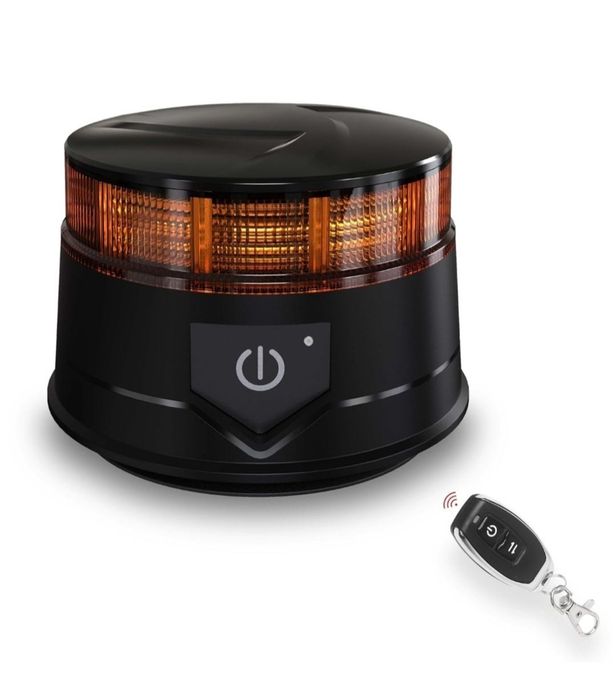 Agrieyes Obrotowa lampa ostrzegawcza z pilotem