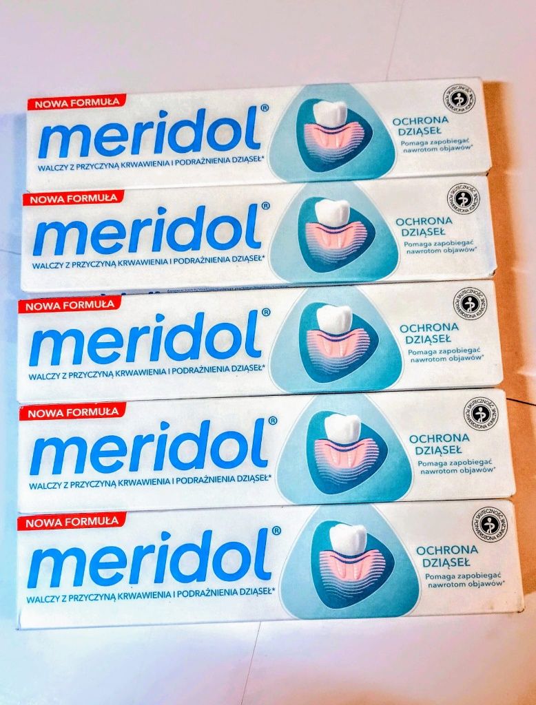 Meridol Ochrona dziąseł pasta do zębów 75ml. 5 opk.