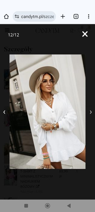 Kombinezon muślinowy