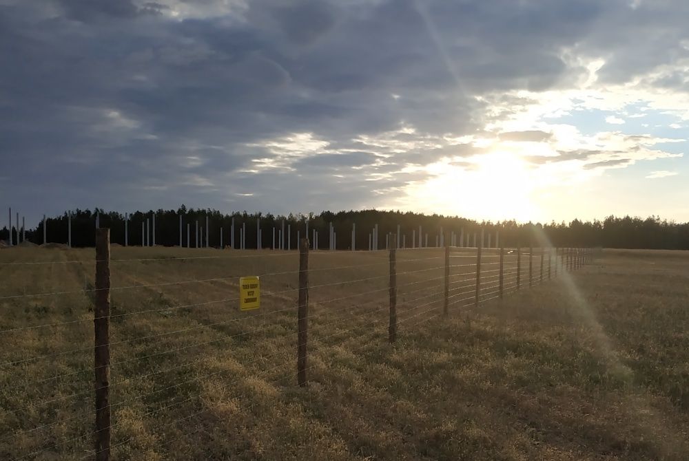 Siatka leśna autostradowa ogrodzenie na zwierzynę dzika płot ASF 150cm