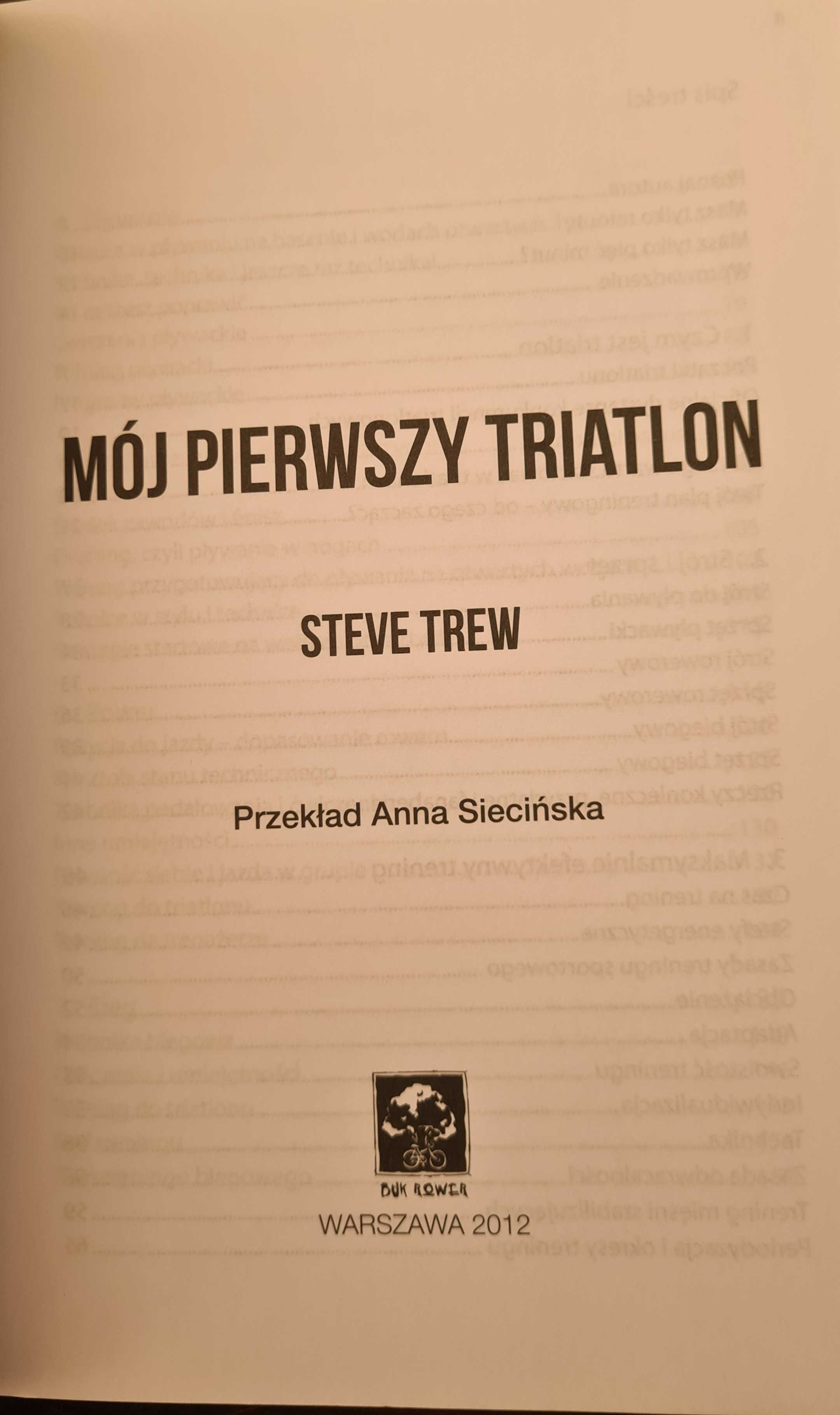 Książka: "Mój Pierwszy Triathlon" Steve Trew