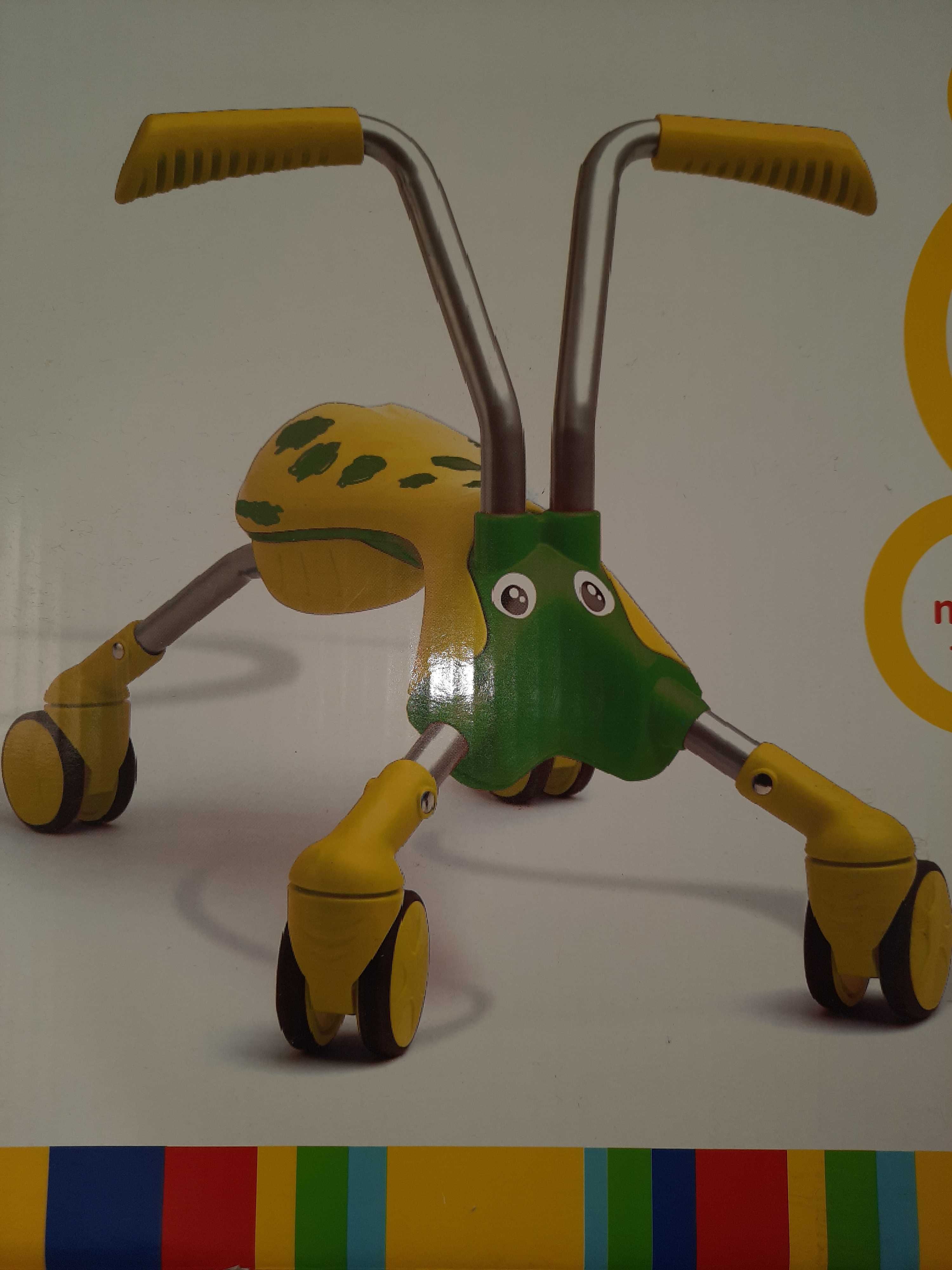 Jeździk Quick Smart Scramble Bug zielono żółty NOWY