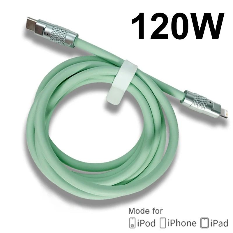 Кабель 120W для зарядки  ЯКІСТЬ КРАСА ШВИДКІСТЬ micro USB Type-C apple