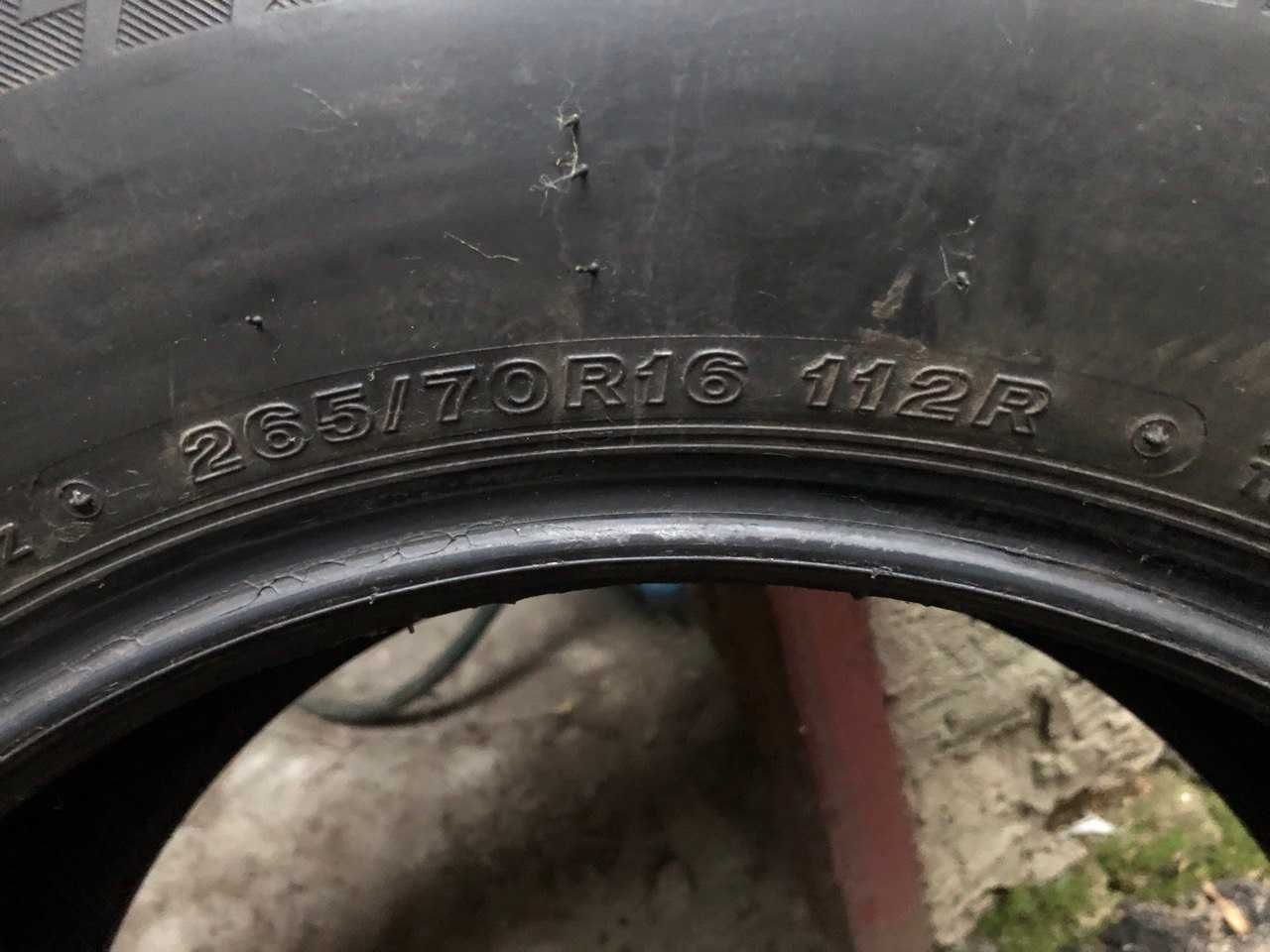 Bridgestone Blizzak DM-V2 265/70 R 16 Зима шина резина Джип Внедорожн.