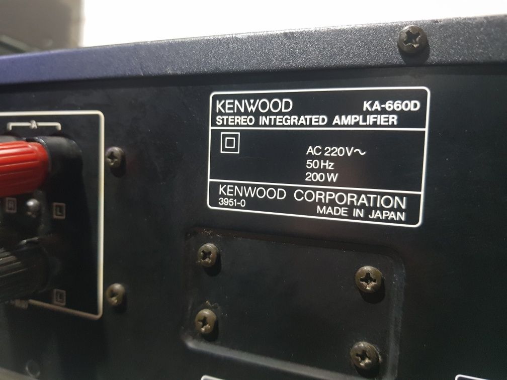 Стерео підсилювач/усилитель Kenwood KA-660D 2×100Вт б/у з Німеччини