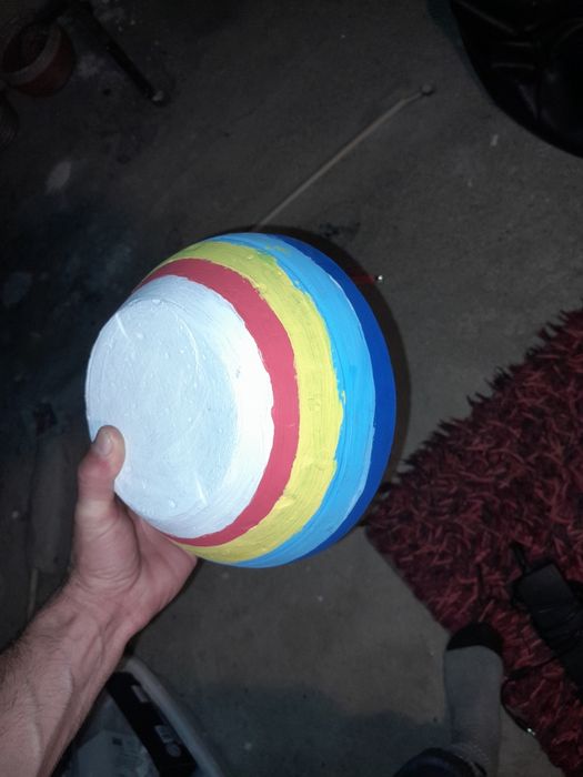 Vaso decoração pintado a mão. Possível troca