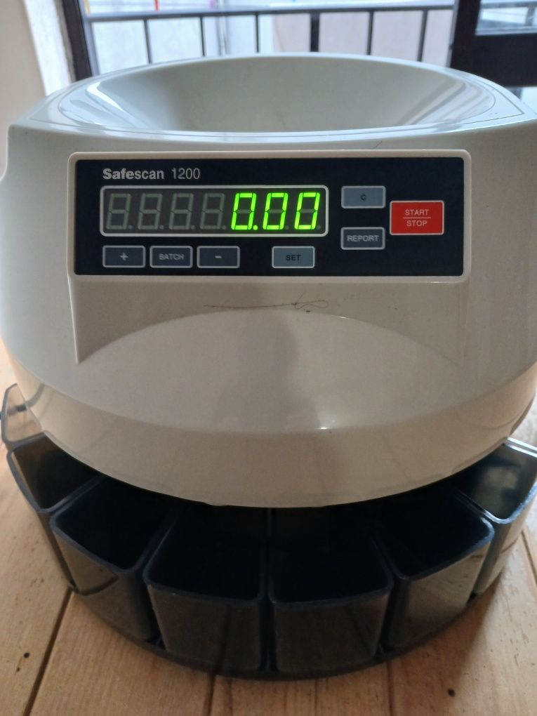 Máquina de separação de moedas e contagem