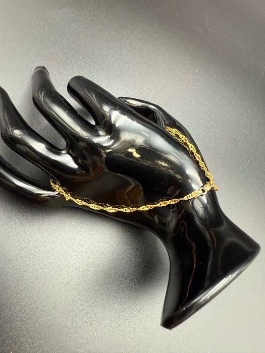 Złota bransoletka waga 2.60 gram