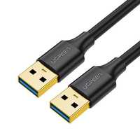 Kabel USB 3.0 Ugreen, Męski Typ A, 2M, 5Gbps, Szary