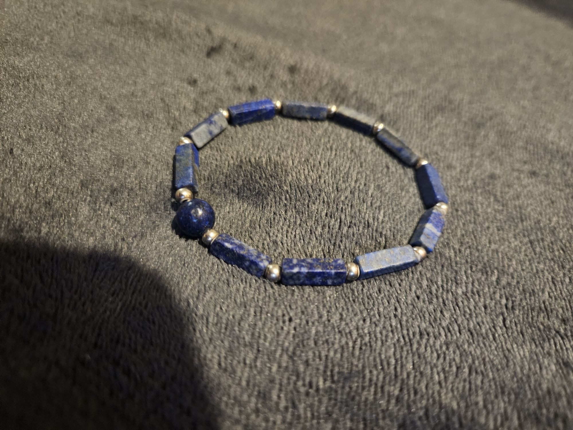 Bransoletka z lapisem lazuli
