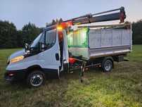 Iveco 70c wywrotka z siatkami, komunalna, żuraw, HDS, selektywna, kaucyjna  wywrotki do zbórki selektywnej i kaucyjnej + żurawie HDS