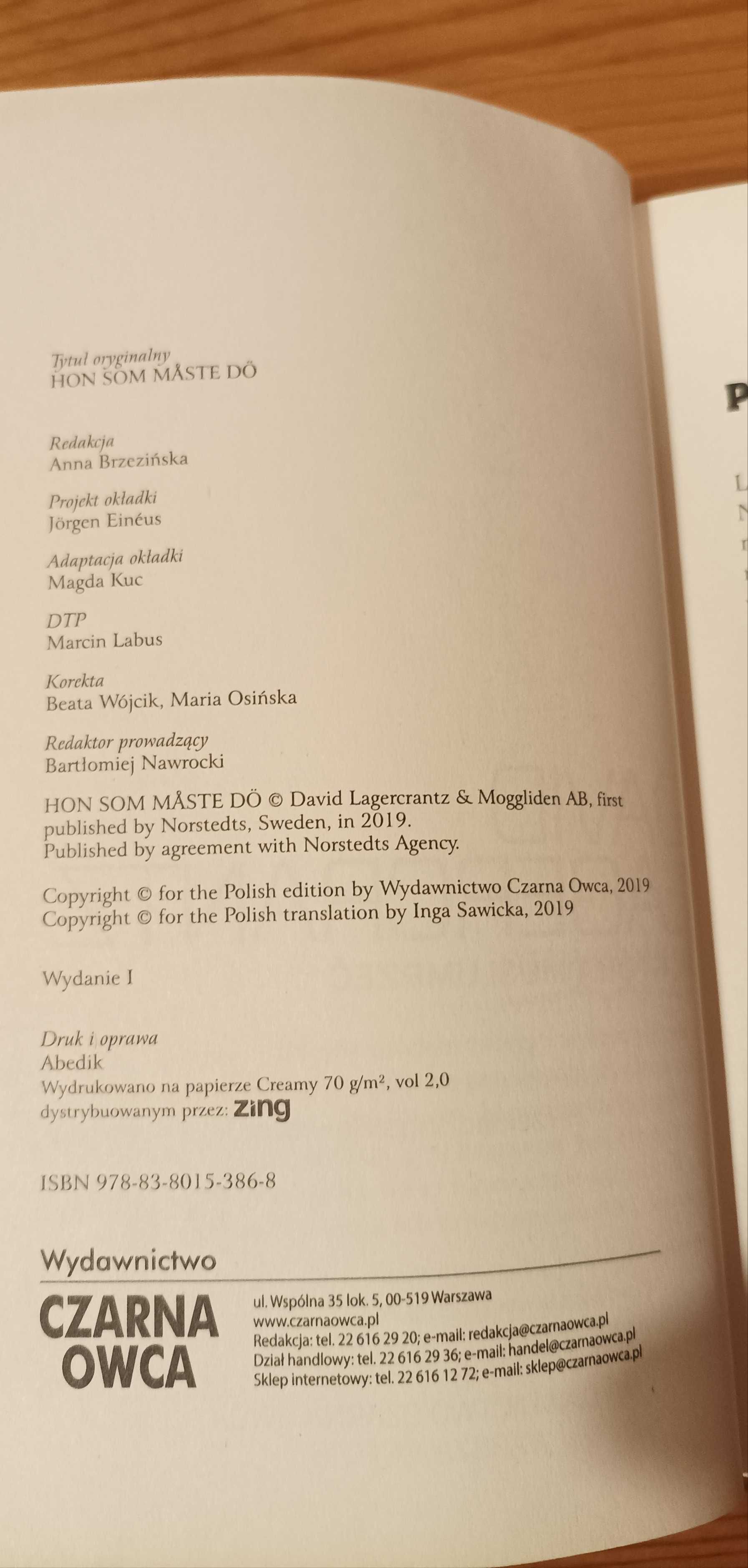 Ta która musi umrzeć David Lagercrantz