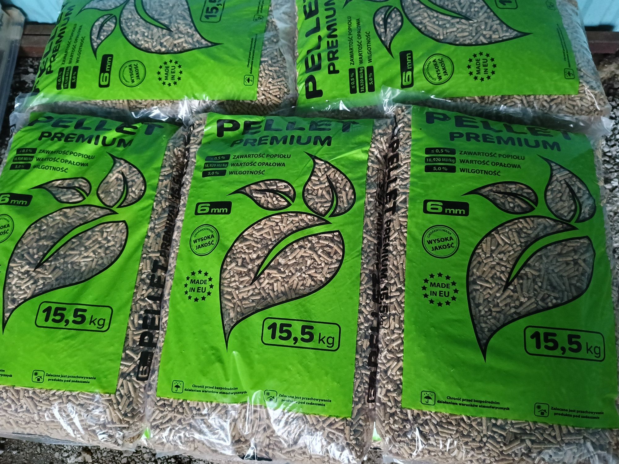 Pellet Alan 6mm Bukowo Sosnowy 18.92kj nowość, transport winda