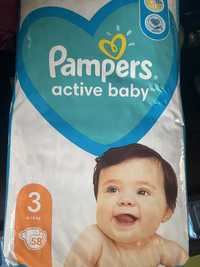 Підгузники Pampers active baby 3 58 штук