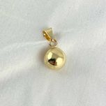 Urocza ZŁOTA zawieszka lśniąca KULECZKA średnica 1cm PR. 585 (14K)