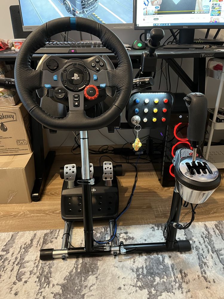 Logitech G29 T8A SKRS Stojak Button Box  Zestaw custom Ets2