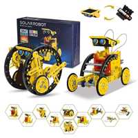 Solar robot edukacyjna zabawka dla dzieci zestaw 12W1