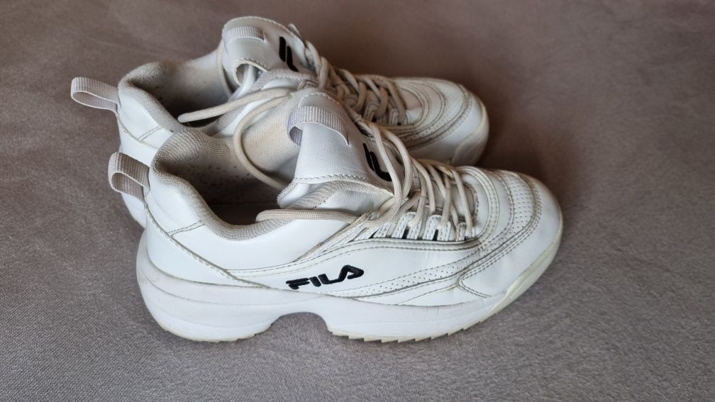 Białe buty Adidasy  Fila r 37