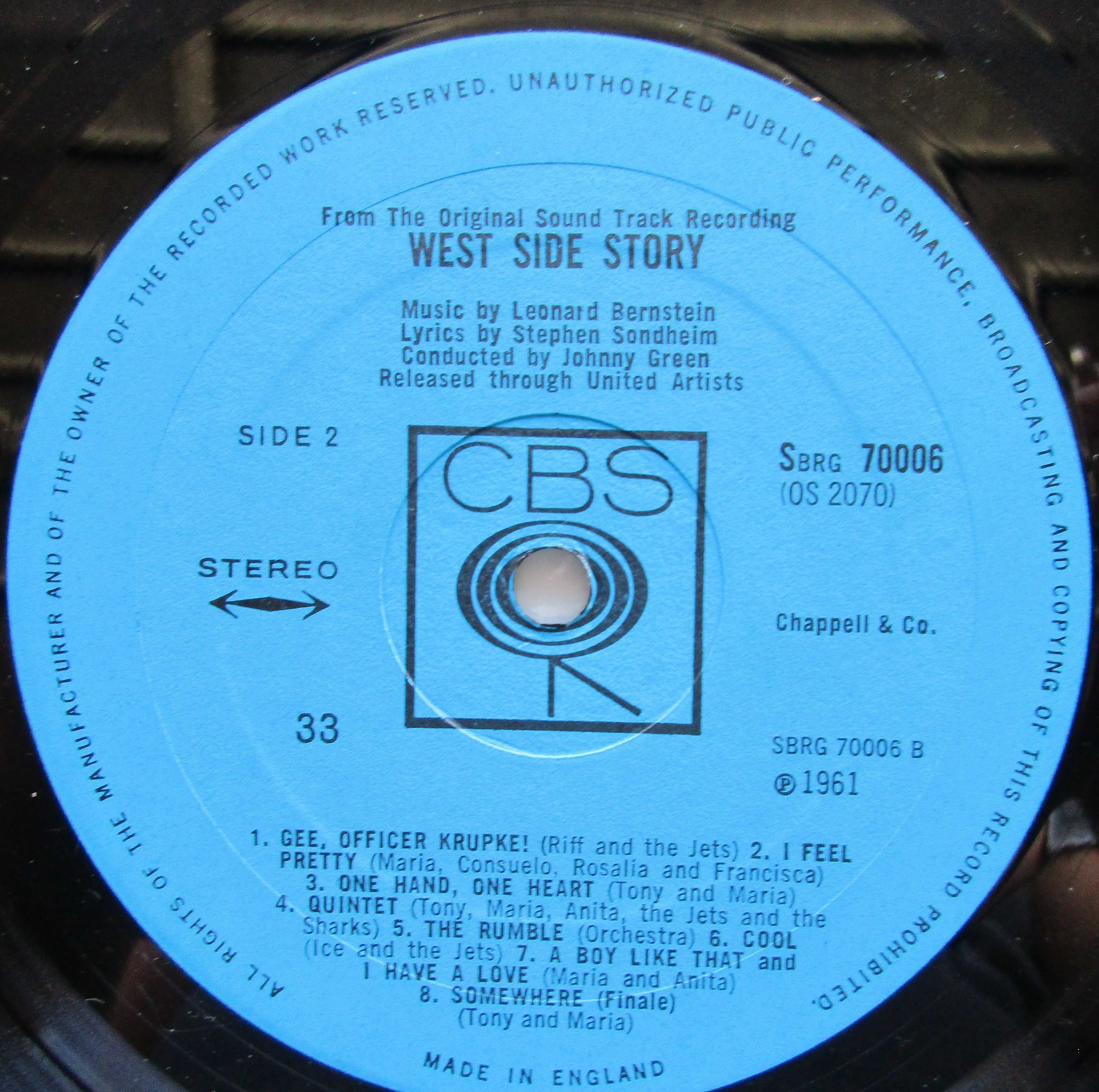 West Side Story - - - - - Vários  - - - - - LP