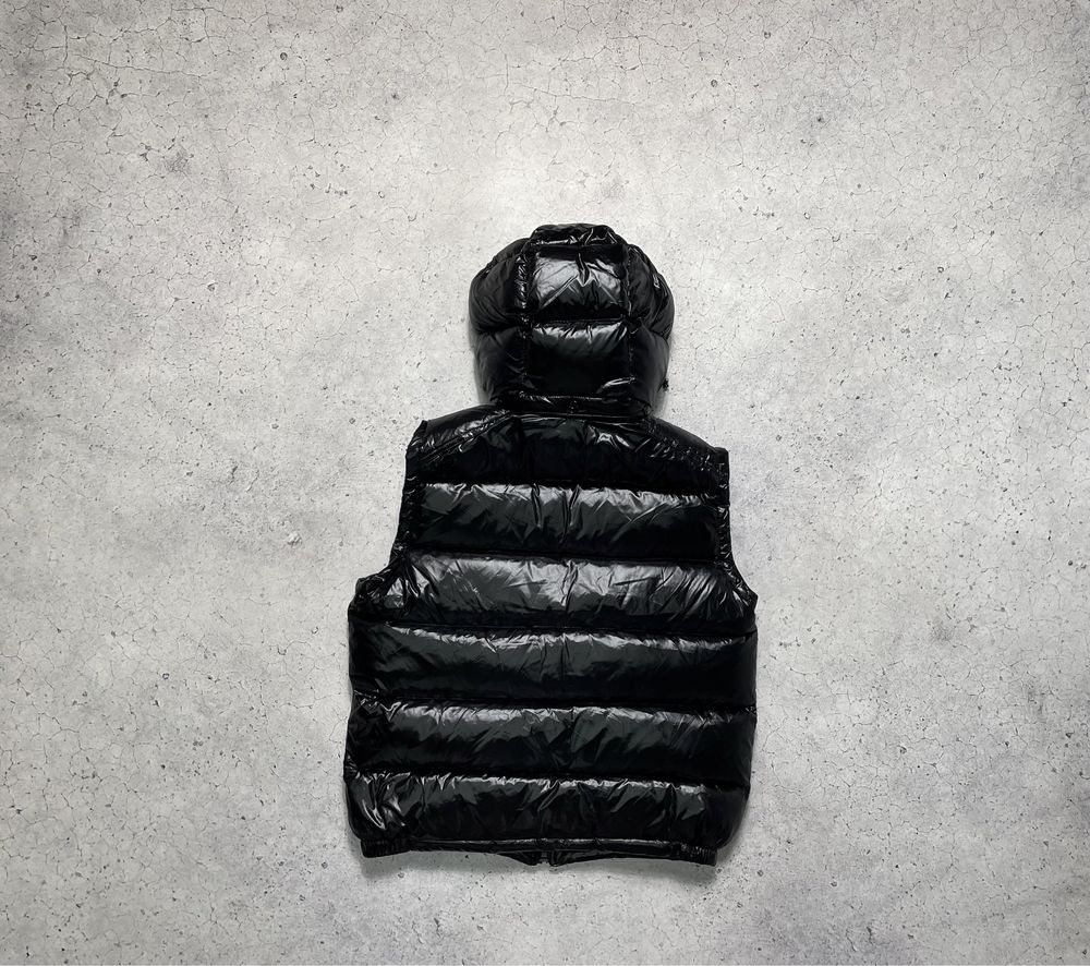 Новая Дутая Жилетка Moncler Luxury Черная Итальянская Down
