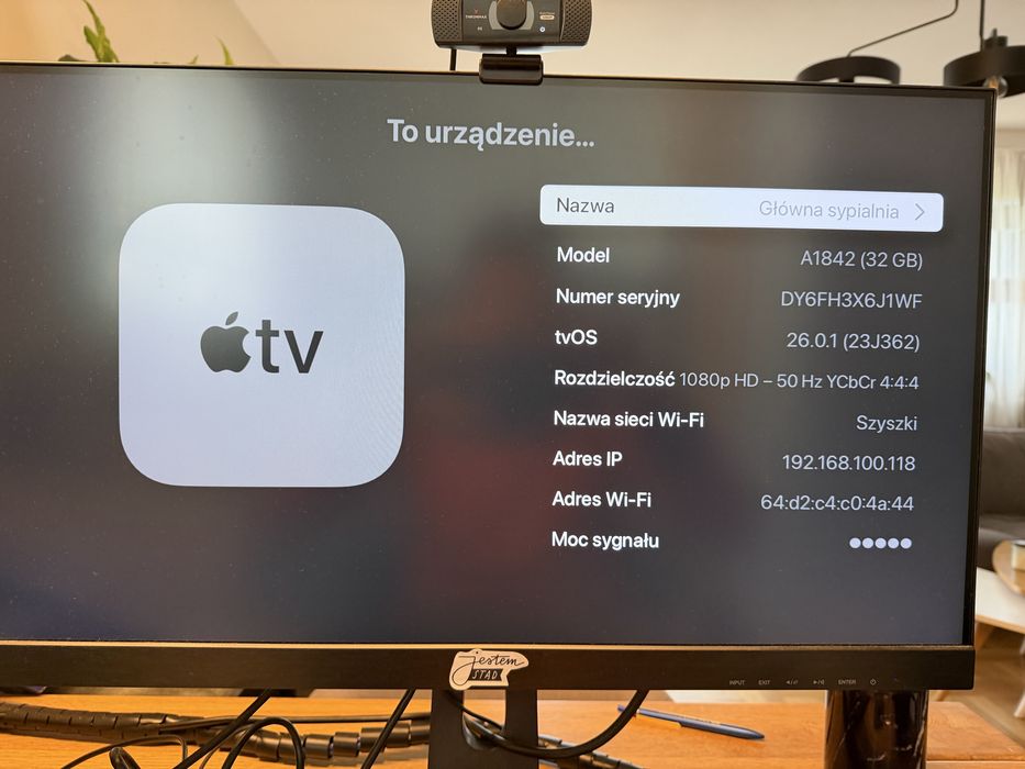 Apple TV 4K (gen 1) 32Gb a1842 + Apple Siri Remote a1962
