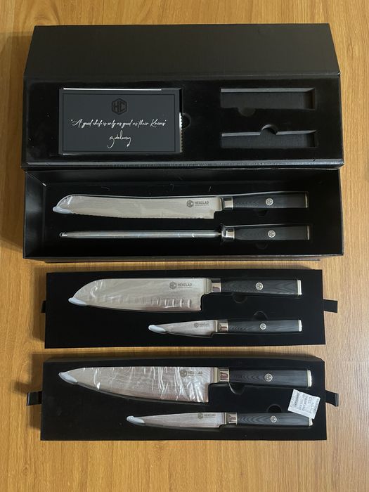 Набір ножів Hexclad з японської дамаської сталі, 6 предметів