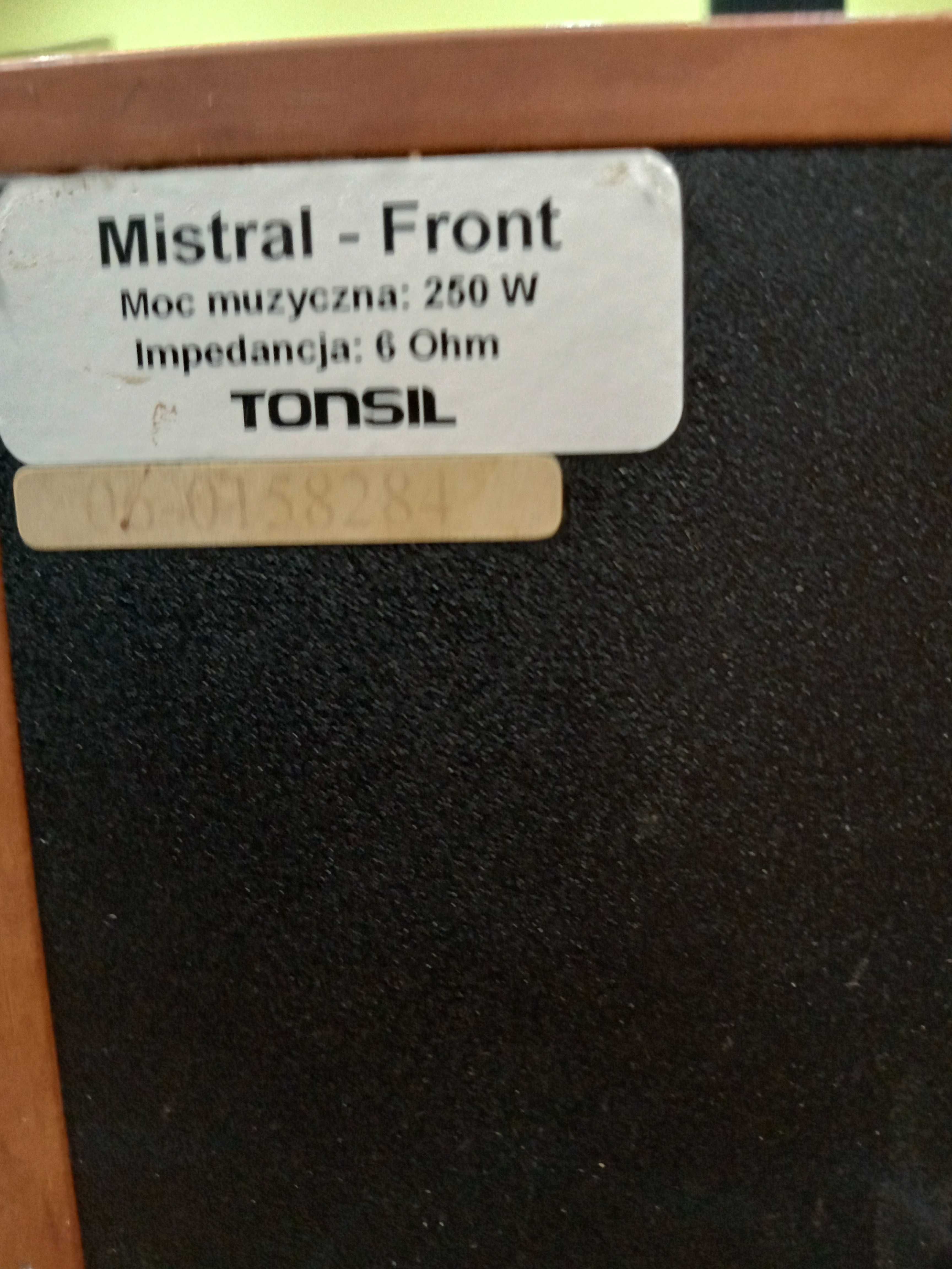 Tonsil Mistral Front 250 wat 6 omów Wysyłka