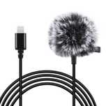 Mikrofon Krawatowy Puluz Lightning 1.5M Do Iphone Nagrywanie