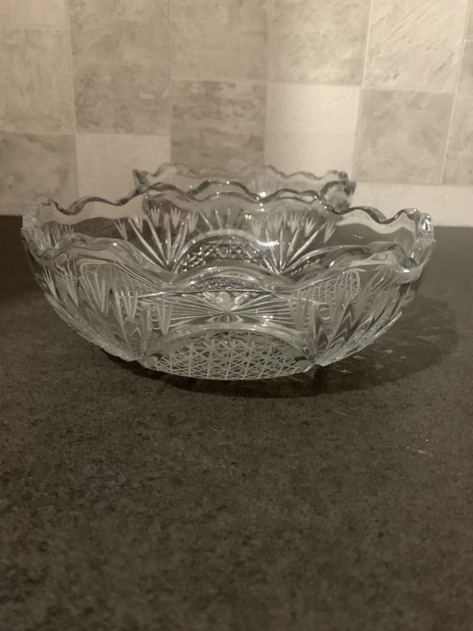 Хрустальна салатниця, конфетниця, фруктовниця