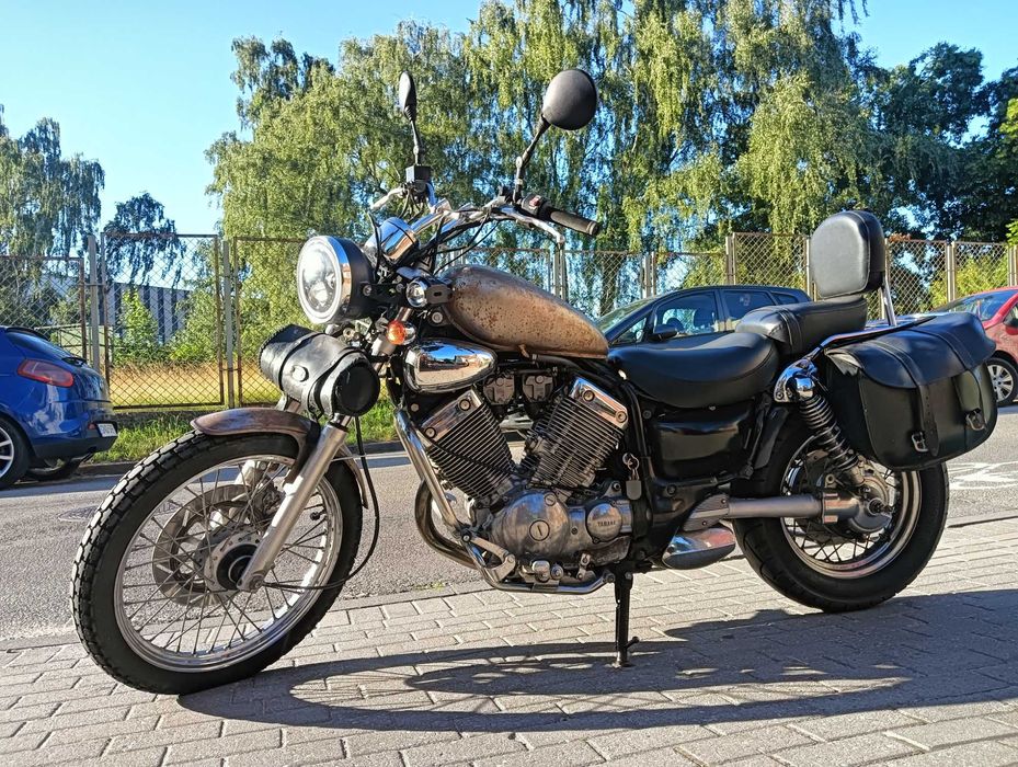 Yamaha Virago 535 "Mad Max" po serwisie