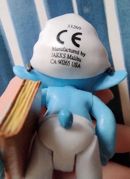 Figurka figurki Smerfów Smerfy Smerfetka Ważniak Pracuś Schleich Peyo