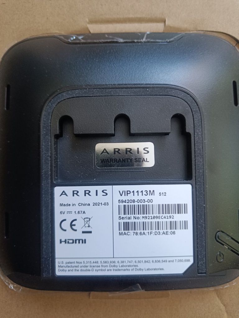 Arris vip1113m iptv приставка