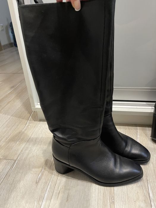 Шкіряні чоботи Португалія Італія, vitto rossi 38-39 р