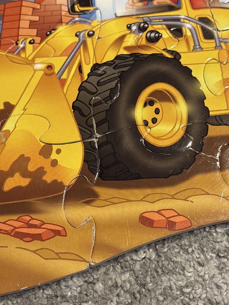 Puzzle Koparka 20 dużych elementów