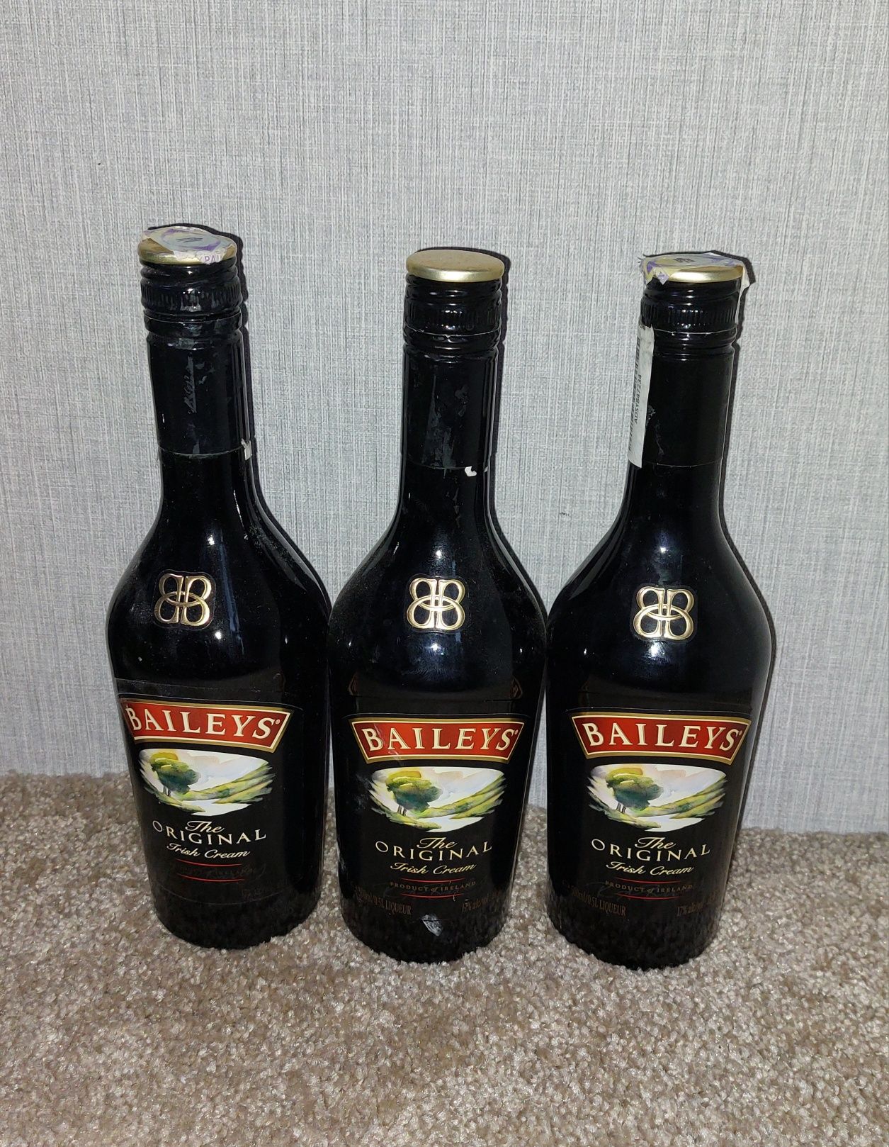 Пустая стеклянная бутылка «Baileys», Бейлис 0,5 л. и 1 л.