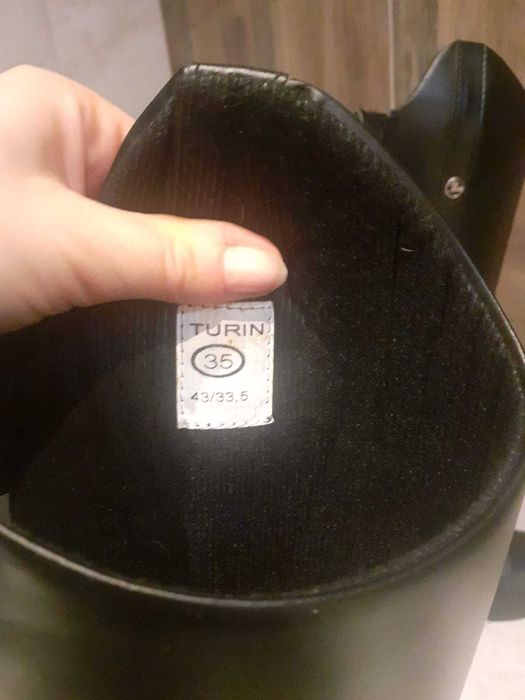 Oficerki Busse "Turin" kolor czarny, rozmiar 35(43; 33,5)