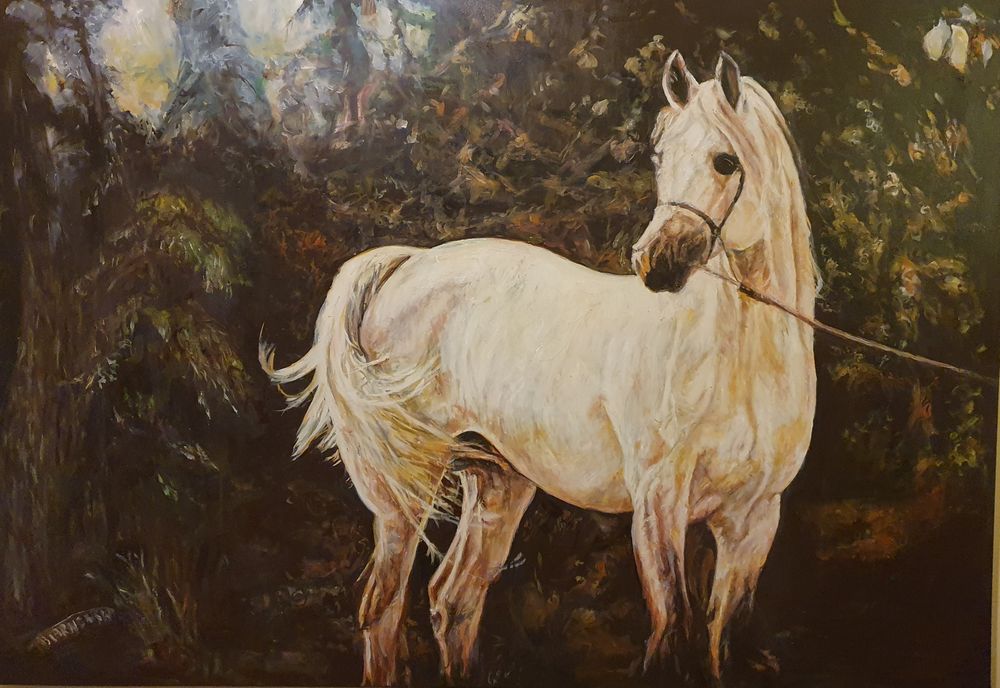 Obraz olejny sygnowany duży