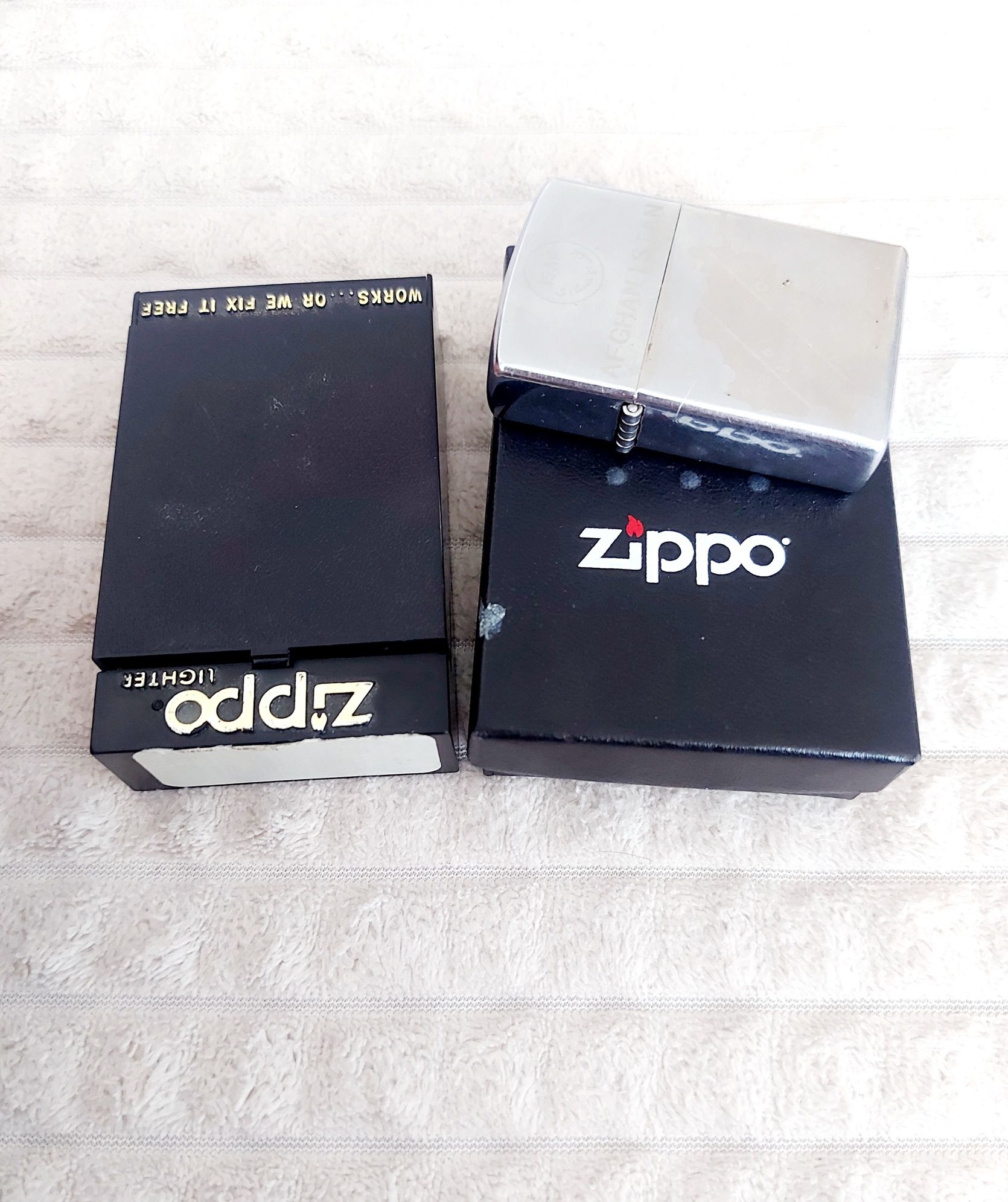 Zapalniczki kolekcjonerskie Zippo 3 sztuki made in USA  w pudelku