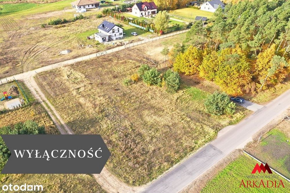 działka budowlana 3023 m², Kąty kolonia