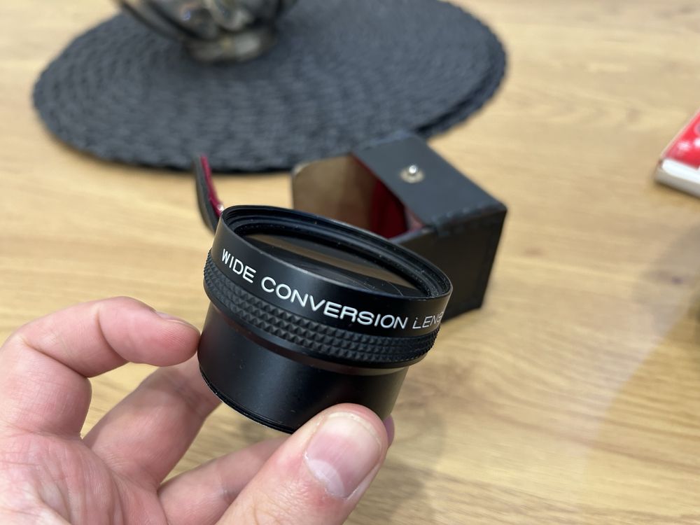 Soczewka x07 wide conversion lens japan aparat kamera obiektyw