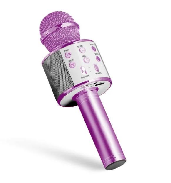 Microfone Karaoke para crianças com bluetooth NOVO