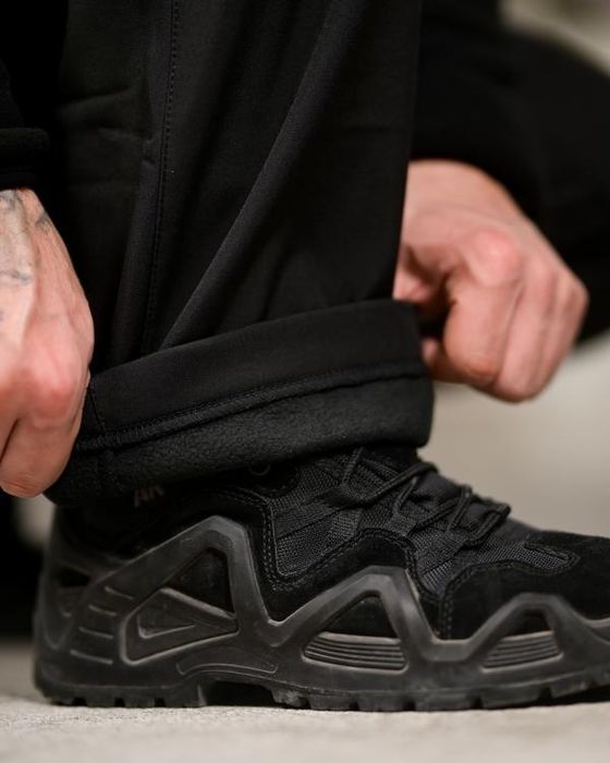 Чорний зимовий військовий комплект Зимовий тактичний костюм 5в1 чорний