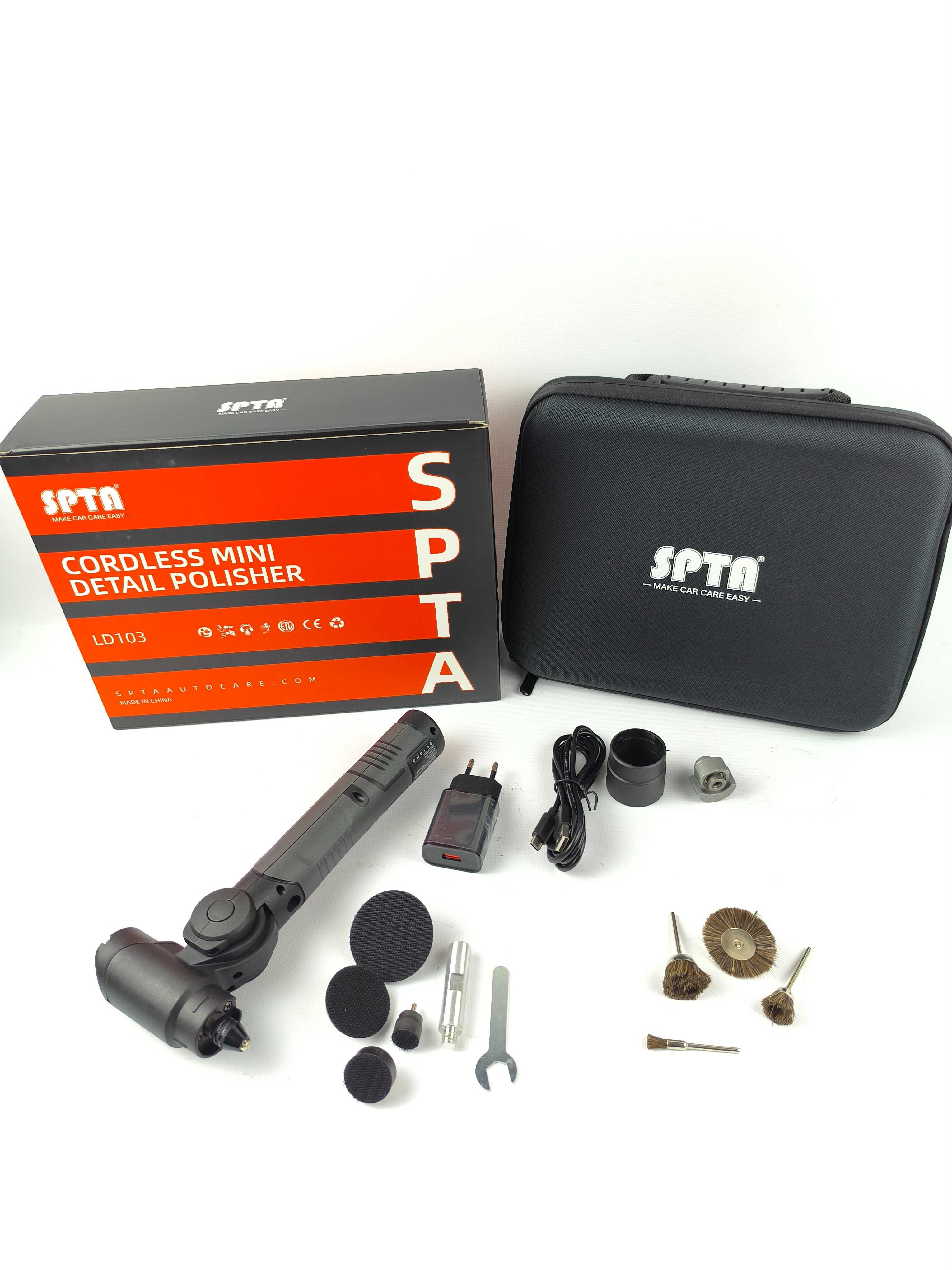SPTA Mini 3.7v акумуляторна полірувальна машинка бездротова професійна