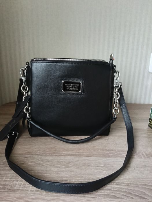 Нова шкіряна сумка Polina & Elterou кожаная сумка женская