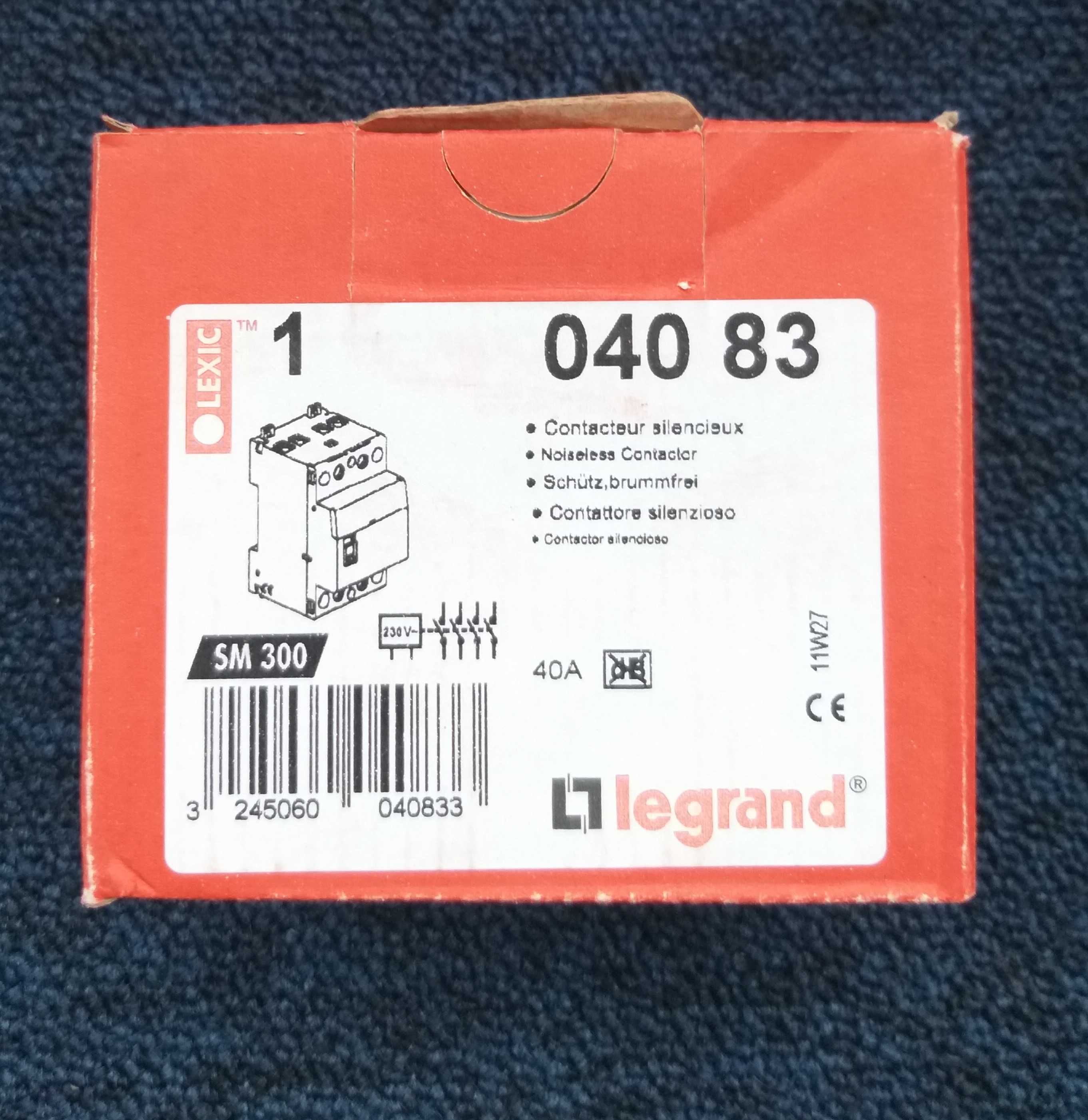 Модульний контактор Legrand 40А, 230В, 4НО, 004083