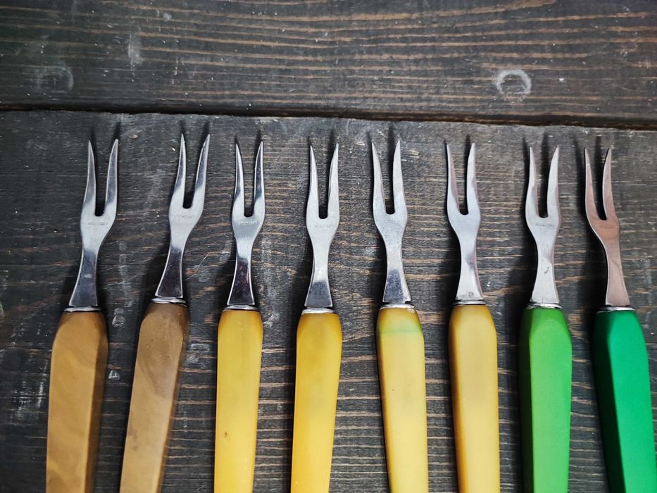 Stare widelczyki do ciasta Rostfrei