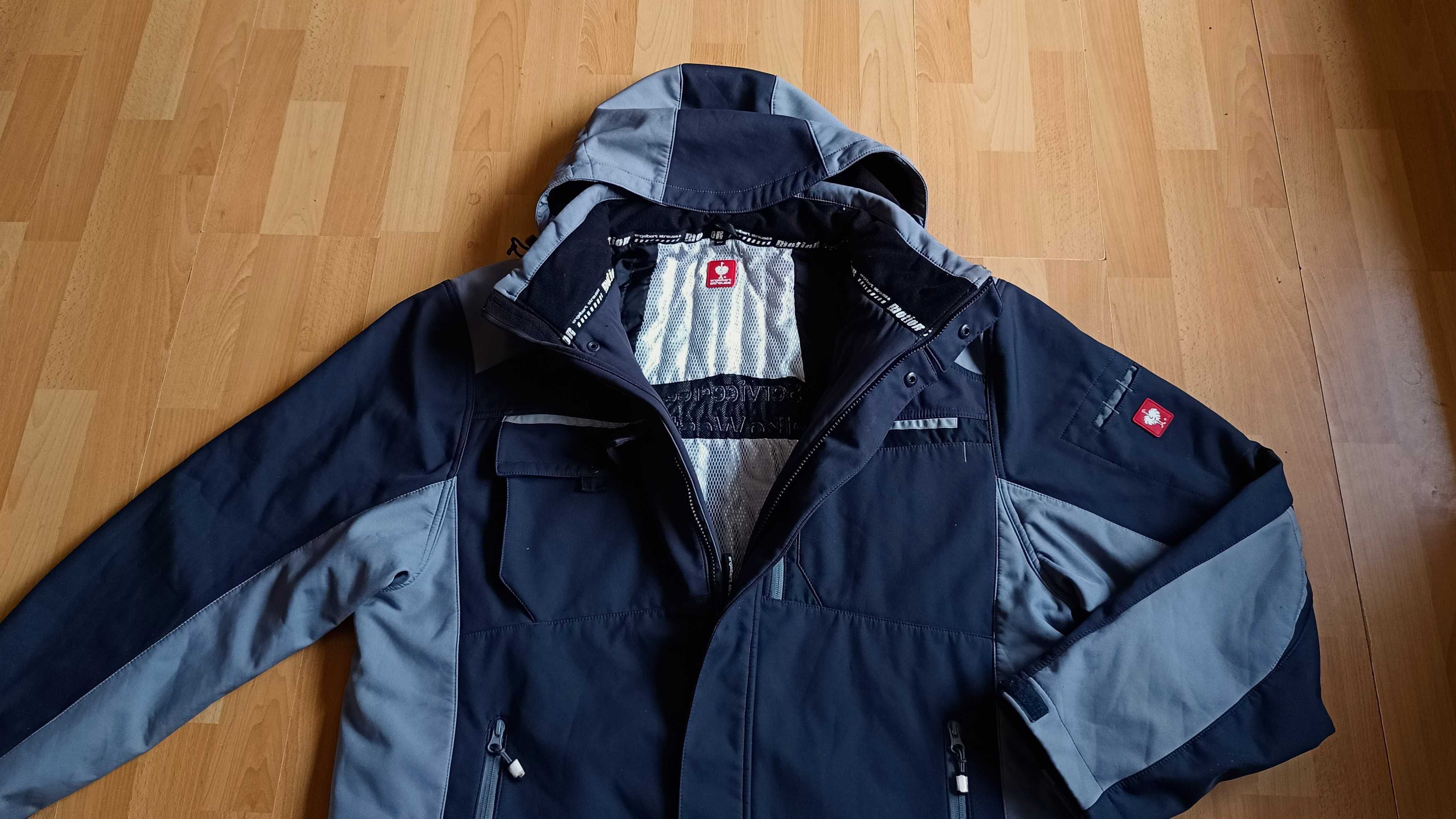 Męska zimowa kurtka softshell ENGELBERT STRAUSS MOTION r.2XL stan bdb
