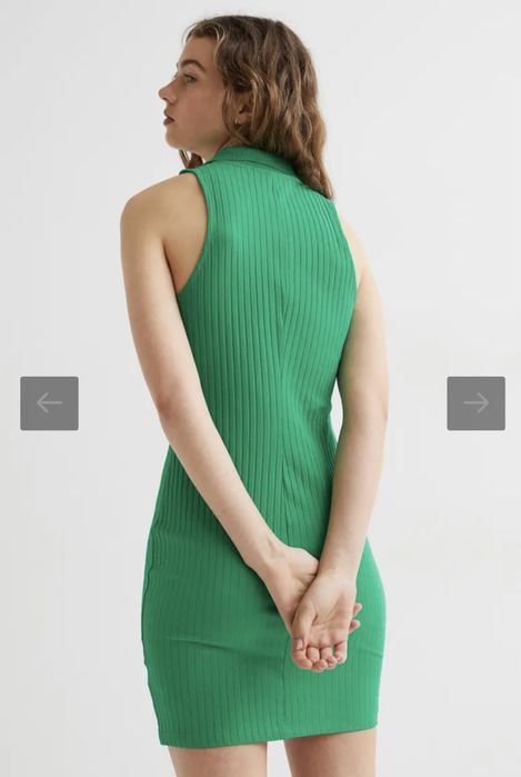 Плаття сукня сарафан в рубчик від H&M