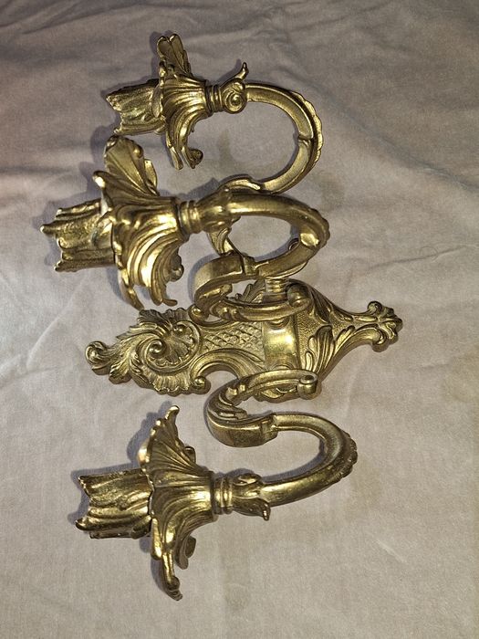 Підсвічник канделябр бронзовий настінний